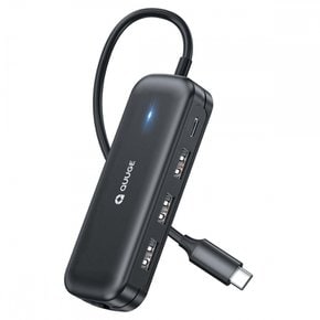 QUGE 5in1 C to LAN PD 타입-C LAN USB LAN 1Gbps 100W USB-C 타입-C LAN USB3.0 맥북 프로