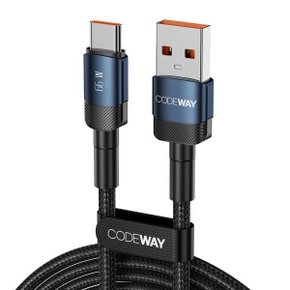 USB2.0 to C타입 66W 고속충전 메탈 케이블 2M TB5171-2M AM-CM PD66W USB-C TB5171-2M 코드웨이