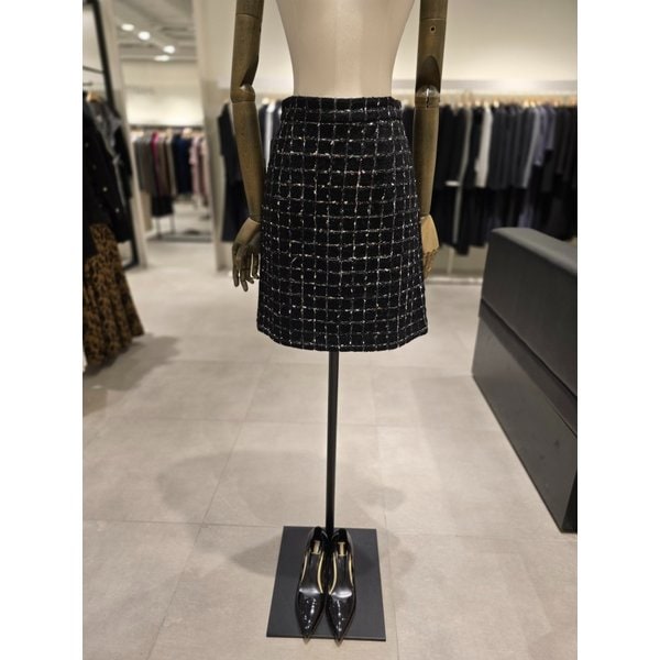 [파주점] 체크 트위드 A라인 미니 스커트 JPCA0SK261