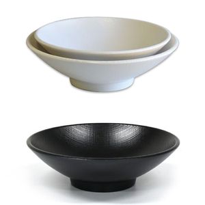 오너클랜 멜라민 라면 우동 그릇 덮밥그릇 24.8cm 5호 블랙