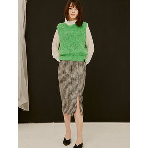 Candy Wool Knit Vest_Green