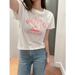 아메리칸이글 24SS 클래식 그래픽 크루넥 여성 반팔 티셔츠/