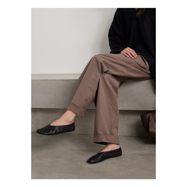 스텔라 가죽 발레리나 플랫 블랙 1647597359099118