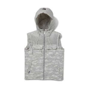 CAMO JERSEY PADDING VEST_GY