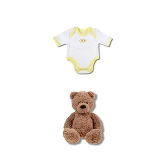 루크루크스튜디오 블루라벨 젤리캣인형옷 Vivid jelly onesie yellow