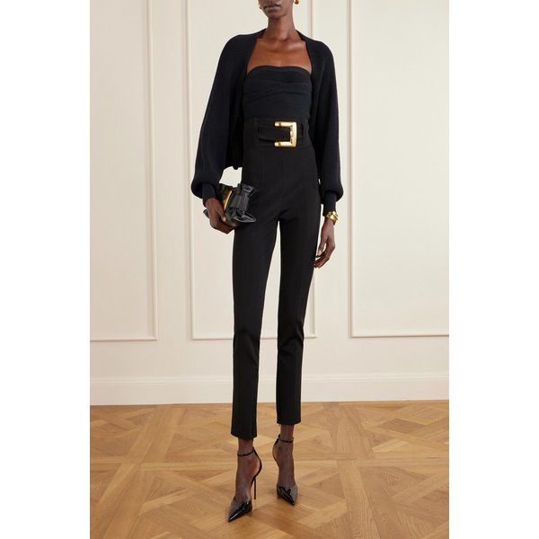 벨티드 스트레치 폰테 스키니 팬츠 46376663162945918