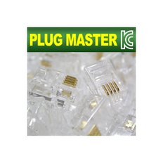 [P6-003(100개)] PLUG MASTER P6-003 6P4C RJ-11 플러그(100개)