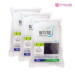 [명절 후 배송] [산척농협] 엄지척잡곡 흑태500gx3팩(1.5kg)