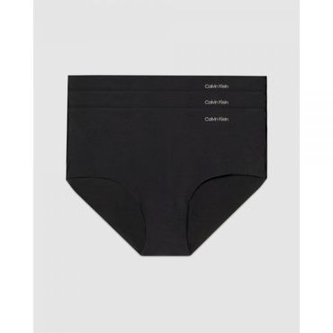 이스퀘어 5016452 Calvin Klein 3-Pack Invisibles Micro Hipster Briefs - Black, Black