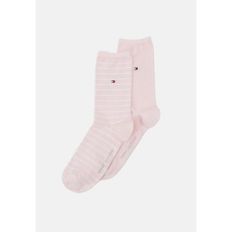 5063968 Tommy Hilfiger WOMEN SMALL STRIPE 2 PACK - Socks light pink