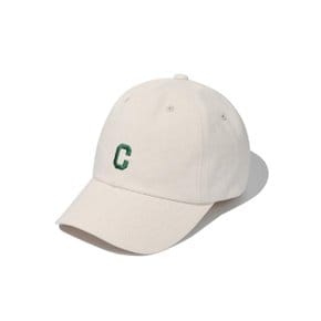 모자 CQK CO2507CA02-CM [스탠다드 핏] 스몰 C 로고 B.B 캡 크림