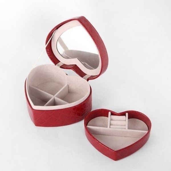 액세서리 데이 러빈 보석함(레드) 기본 반지 (WFJD9JX)