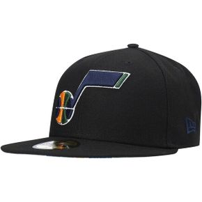 [해외] 693741 뉴에라 모자 NBA 유타 재즈 Team Wordmark 59FIFTY Fitted Hat Black