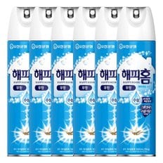 해피홈 에어로솔 수성 무향SM 500ml X 6개