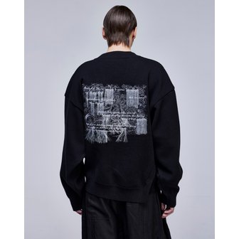 송지오 [파주점] 컬렉션 미러드 유스 엠브로이드 가디건 SH2KT702BK