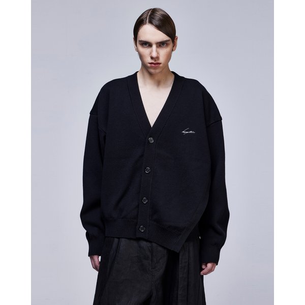 [파주점] 컬렉션 미러드 유스 엠브로이드 가디건 SH2KT702BK