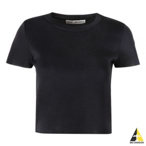 KNITTED T-SHIRT (W2233KTB) (니트 크롭 티셔츠)