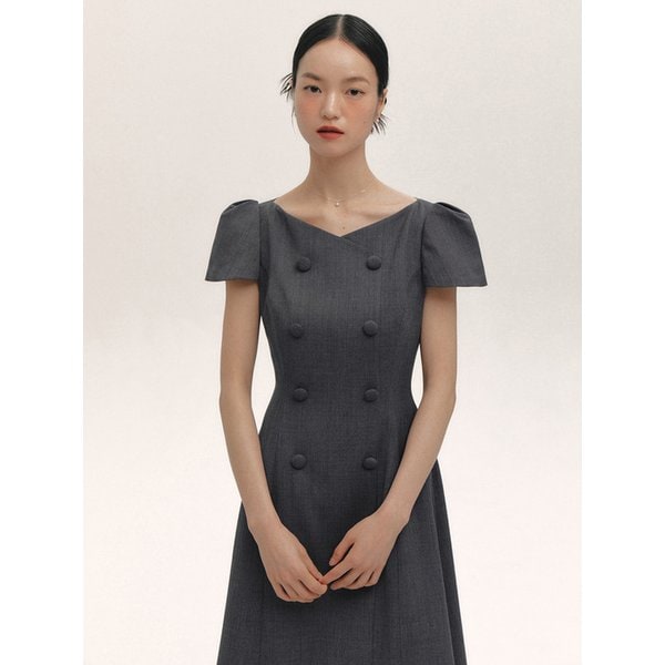 Double Button Dress(3color)