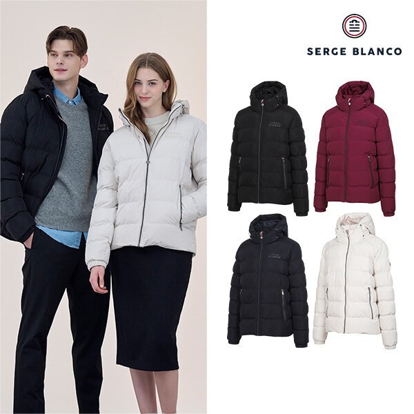 세르즈블랑코 24FW 남녀공용 헤비 웰론 후드 패딩