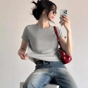 / 해브 찰랑 스판 반팔티셔츠 기본티