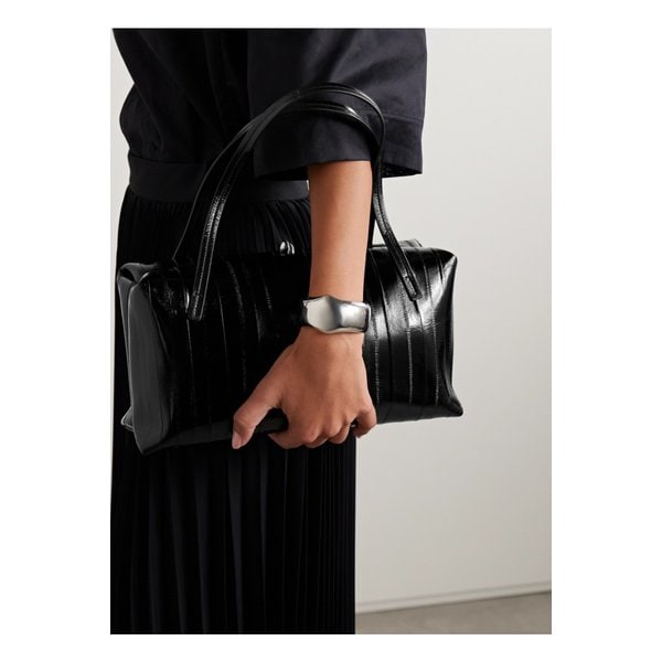 고지 필로우 가죽 숄더 백 블랙 46376663162926358