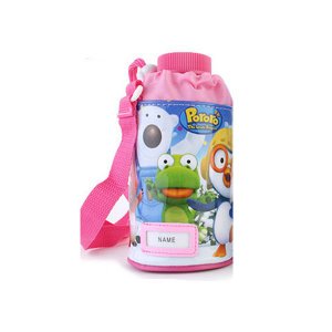 ETC 뽀로로 주머니물통 PR0552 (핑크) / 유아 아기 물병