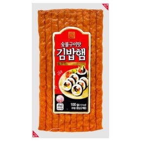 한성 숯불갈비맛 김밥햄 100g 김밥재료 도시락 만두