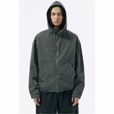 Grey Light Hood Jacket_CWUAW24611GYX