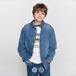 03046502 코튼 데님 긴팔 셔츠