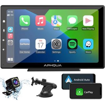  독일 카플레이 모니터 aphqua 2023 est Wireless Apple Carplay Android Car 9 Inch 터치스크린