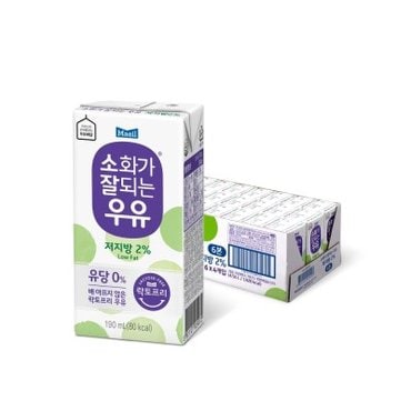 텐바이텐 매일유업 우유 소화가 잘되는 우유(락토프리) 저지방 멸균190ml 24팩