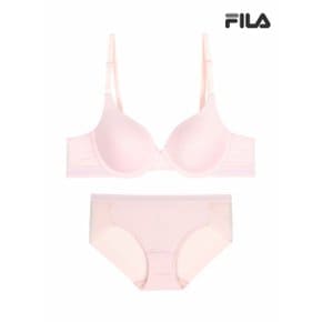 에센셜 메쉬 아웃밴드 샌드핑크 브라 팬티 세트  FI4BAF6661FAPK 2SKU _P357264591