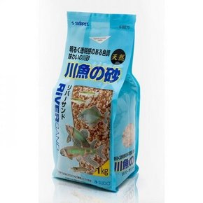 SUDO 바닥모래 리버샌드 1kg(민물고기용) S 8870.라라아쿠아