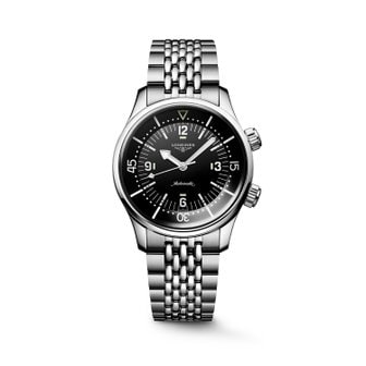 론진 레전드 다이버 블랙 다이얼 39MM L3.764.4.50.7