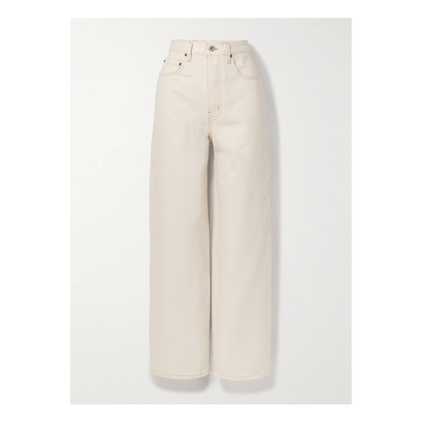 인테리어 타이 하이웨이스트 와이드 진 1647597332538282