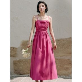 LS_Pink sparkling beach long dress