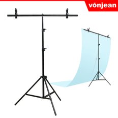 본젠 LT-280 포토그라피 PVC 배경지 배경천 촬영용 T스탠드 180X80cm (카메라 사진 영상 제품촬영 등)