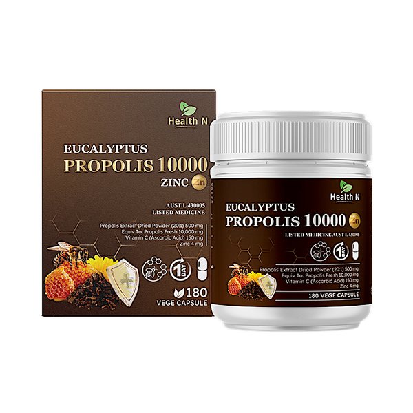 헬스엔 유칼립투스 프로폴리스 10000 아연 180캡슐