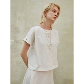 roselette blouse_white