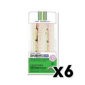 아삭햄샌드위치 베이커리빵 117g x 6개