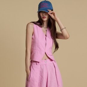 J2734 린넨 베스트