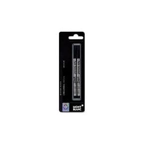 미국 몽블랑 만년필 MONTBLANC MNB15158 - Rollerball Pen Refill Medium Point 2/PK 블랙 Ink 1