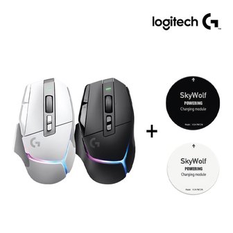 Logitech 로지텍 G502 X PLUS 무선 게이밍 마우스 + 스카이울프 무선 충전기 갤럭시 아이폰