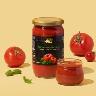  디비타 토마토&바질 소스 680g