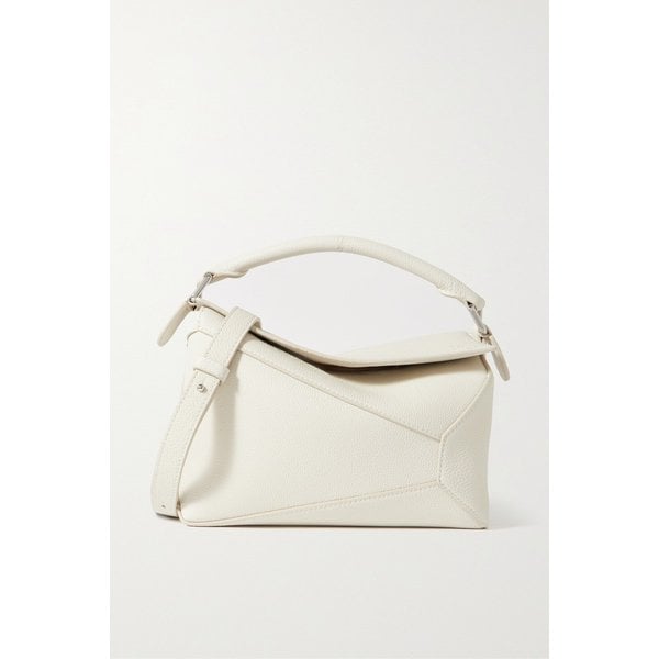 퍼즐 엣지 스몰 텍스처 가죽 숄더 백 화이트 1647597321523031