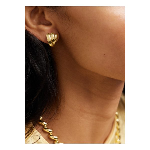 리에 스튜디오 더 마그다 골드톤 이어링 1647597349805573