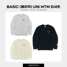 [23SS] BASIC (베이직) UNI MTM 티셔츠 (베이직 공용 맨투맨 티셔츠) / DUP23242