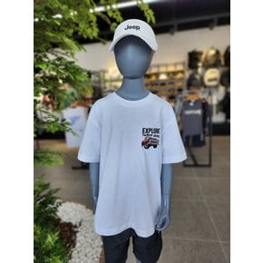 [여주점] 지프 키즈 공용 자동차자수 반팔 티셔츠 KO2TSU205