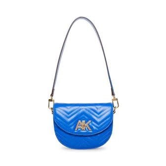 이스퀘어 3911361 Anne Klein Mini Convertible Quilted Shoulder Bag with Turnlock