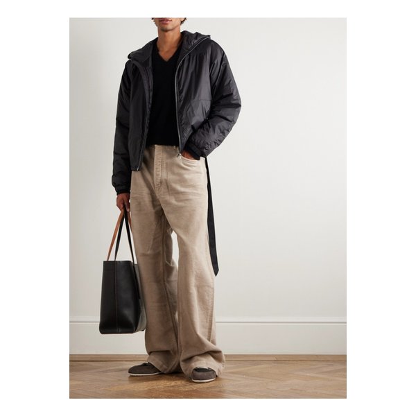 다크쉐도우바이릭오웬스 패딩 나일론 후드 재킷 블랙 46376663162903007